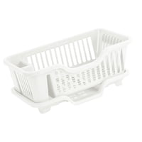 Magideal - Estante De Almacenamiento De Tazón Con Cáscara De Desagüe Herramienta De Almacenamiento De Cocina Utensilios Organizador De Drenaje Para Comedor De Co Blanco