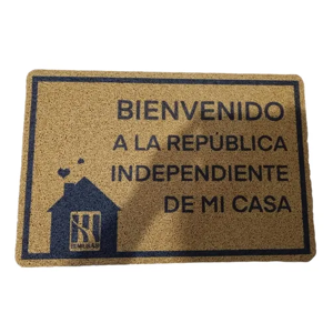 Genérico - Alfombra Limpia Pies Choapino Entrada Divertida