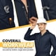 thumbnail image 4 of Mono de trabajo de sarga para hombre NY Threads, corte relajado, manga larga, XL, 4 of 6