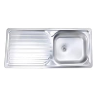 Taumm - Lavaplatos Simple Empotrado 100X44 Cm Secador Izquierdo