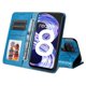 thumbnail image 3 of Funda tipo cartera FOXDOCK para Realme 8 4G , diseño girasol en relieve, cuero PU, cierre magnético, soporte y tarjetero, 3 of 5
