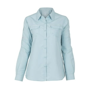 T-World - Blusa Outwork Ripstop Jubae M/L Mujer Celeste