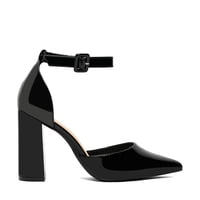 Zapato Taco Alto Negro Fiesta Mujer Weide Gh62