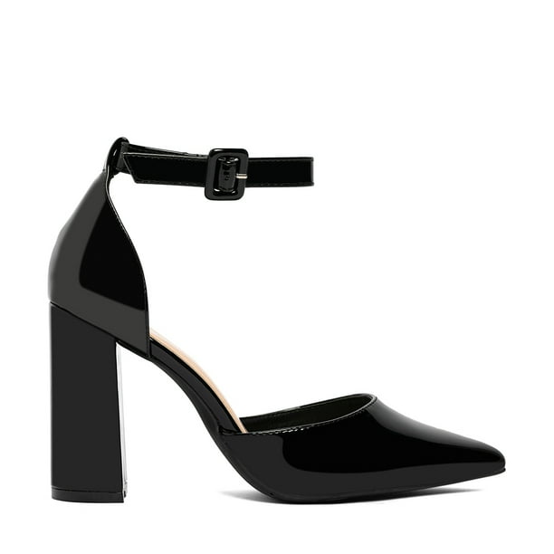Zapato Taco Alto Negro Fiesta Mujer Weide GH62