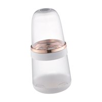 Ioensy - Soporte Para Brochas De Maquillaje, Brocha Desmontable, Rejilla Para Limpieza Y Secado, Accesorio Duradero, Color Blanco