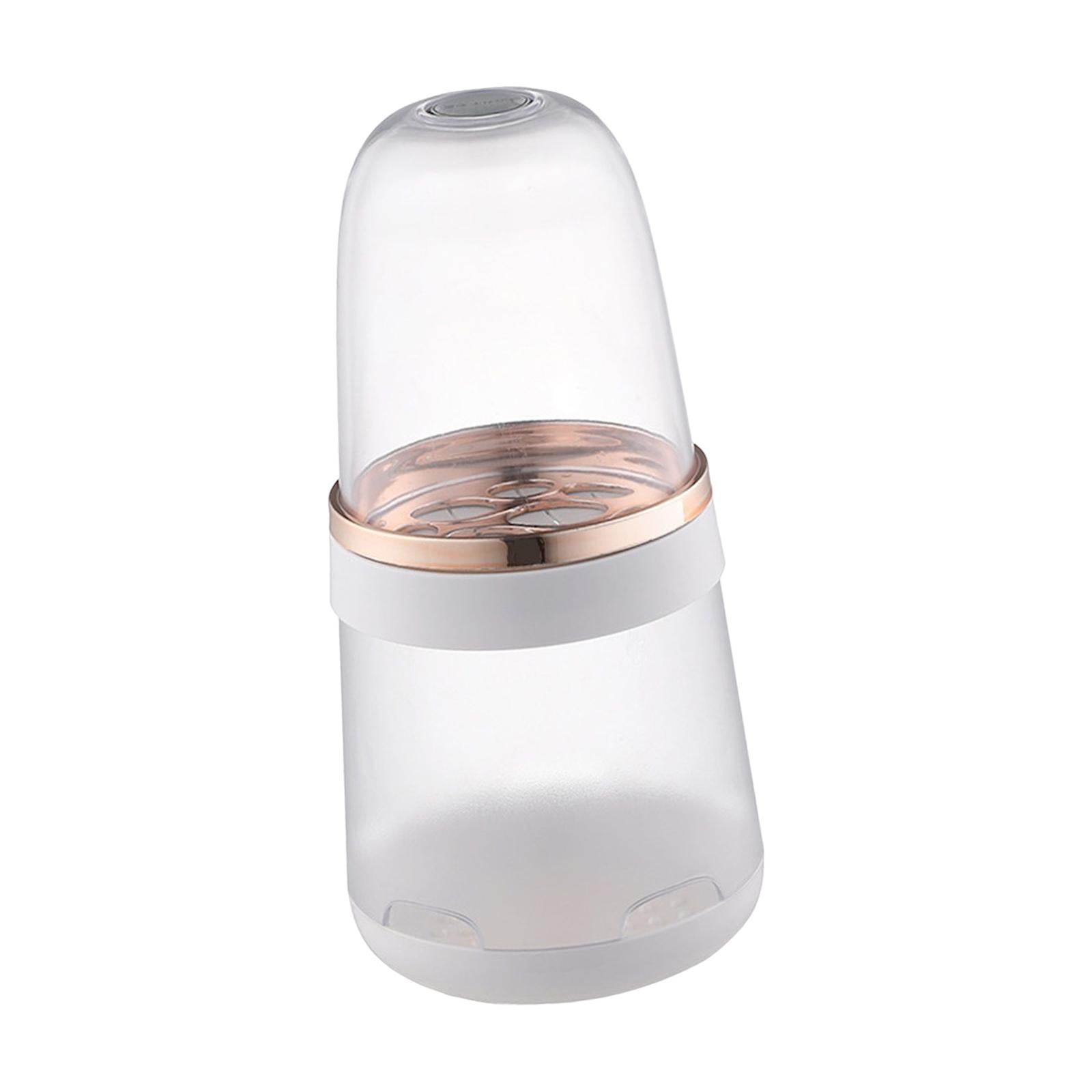 Ioensy - Soporte Para Brochas De Maquillaje, Brocha Desmontable, Rejilla Para Limpieza Y Secado, Accesorio Duradero, Color Blanco