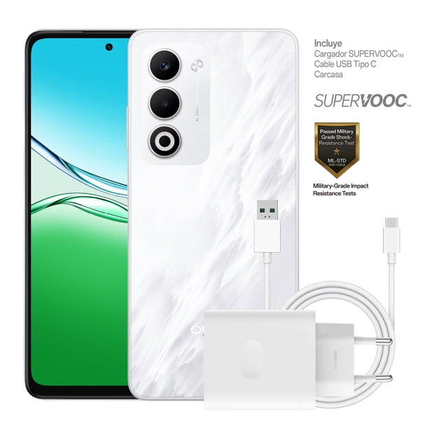 Celular Oppo A5 5G 8+256GB Blanco Smartphone | Lider
