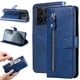 thumbnail image 1 of Funda con Cremallera para Xiaomi Poco F6 Pro, Carcasa Cartera de Cuero PU con Soporte y Tarjetero, 1 of 6