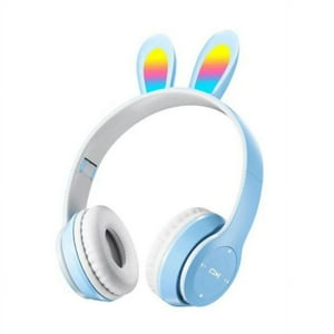 Click Ventas - Audifonos Inalambricos Orejas De Conejo Bluetooth Celeste