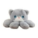 thumbnail image 3 of Animales De Peluche Pulpo Extremidades Cabeza De Gato Decoración Para Niñas Niños Novia Gris, 3 of 5