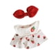thumbnail image 3 of Figura De Peluche Con Estampado De Fresas, Ropa De Moda, Para Vestir Muñecas De 17 Cm, 3 of 3