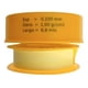 thumbnail image 2 of Pack 10 Unidades Teflón 1/2 6.6mt Amarillo Gas, 2 of 3