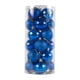 thumbnail image 3 of 24 Piezas De Adornos De Bolas De Navidad DIY Para Graduación árbol De Navidad Al Aire Libre Azul, 3 of 5