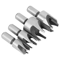 Genérico - Set 4 Brocas Cortadoras De Tapón O Tarugo Para Madera