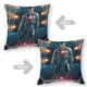 thumbnail image 2 of Cyborg Fundas de almohada de terciopelo con tema, regalos de funda de almohada, decoración para el hogar, cojín de lanzar, regalo de cumpleaños para fans y parejas.56*56cm., 2 of 6