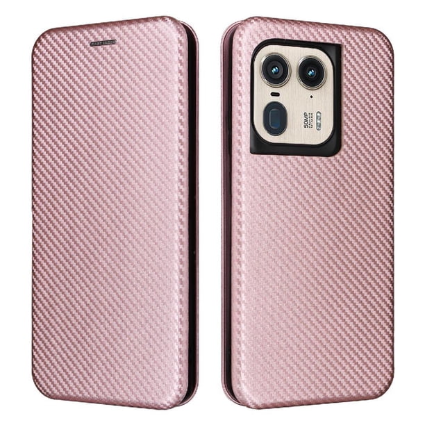 Funda Flip para FOXDOCK Motorola MOTO Edge 50 Ultra 5G - Funda magnética de negocios, funda protectora delgada