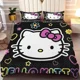 thumbnail image 1 of Hello Kitty Bedding Set for Teen Bedroom Sanrio Cute Polyester Various s Decor Ultra Soft Comfortable Cartoon Alien Baby Set Bed Sheets, 1 of 5