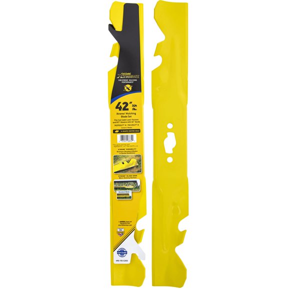 Juego de Cuchillas Cub Cadet 490-110-C202 Deck de 42" con Centro en S