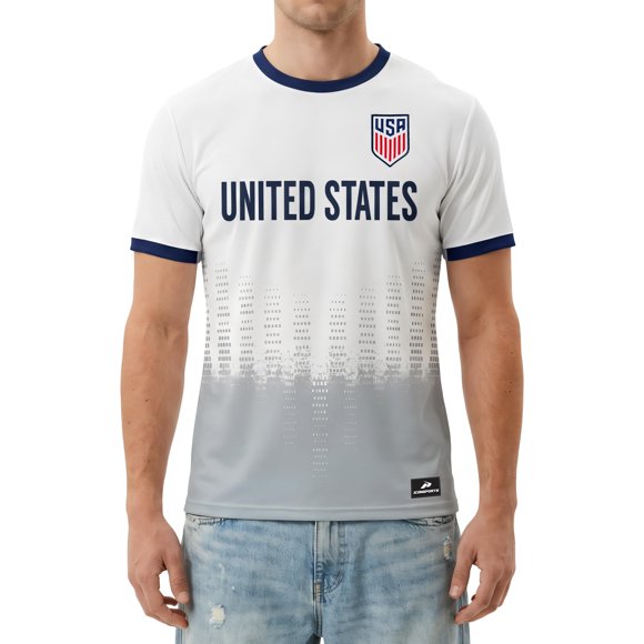 Remera Icon Sports USMNT de Fútbol Blanca XL