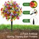 thumbnail image 3 of Planta Artificial Alupssuc Bola de Topiario con Flores 51 cm 2 piezas, 3 of 9