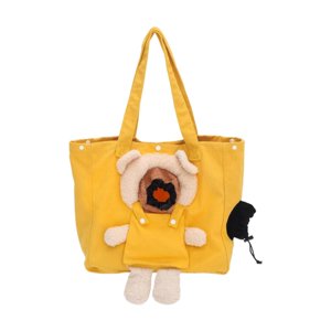 Ioensy - Bolsa Transportadora Para Gatos, Versátil, De Lados Suaves, Para Ir De Compras, Viajar, Caminar, Color Amarillo