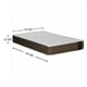 thumbnail image 4 of Colchón America Chocolate 1.5 Plazas - 23 Cm, 4 of 4