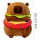 thumbnail image 3 of Peluche Capibara Hamburguesa Café Suave Y Esponjoso 20cm, 3 of 3