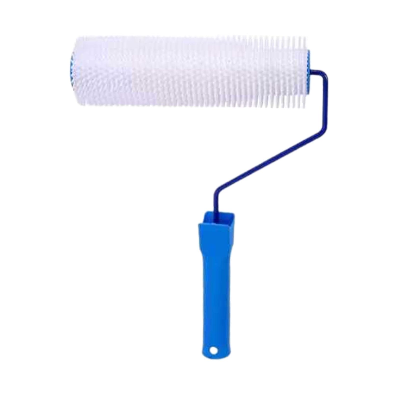 Magideal - Rodillo Con Púas Para Suelo, Regla Autonivelante, Rodillo Con Púas, Herramienta De Mano, Mango Cómodo, Práctico, Elimina La Eficiencia De Las Burbujas Punta De 13 Mm