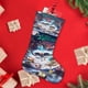 thumbnail image 4 of Anfibia Tema: Calcetines de Navidad, fino lino blanco para colgar en escaleras y chimenea, decoración navideña para el hogar, regalo de Navidad.54cm×38cm, 4 of 5