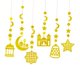 thumbnail image 1 of 6pcs Ramadán Eid Decoración De Decoración De Decoración Ornamento De Fondo Para La Fiesta Para El Baby Shower Dorado, 1 of 5