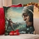 thumbnail image 4 of Jack el Caza Gigantes Fundas de almohada de terciopelo con tema, regalos de funda de almohada, decoración para el hogar, cojín de lanzar, regalo de cumpleaños para fans y parejas. 45cm x 45cm., 4 of 6