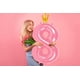 thumbnail image 5 of Globo numérico Upegesy rosa de 101 cm (3) con corona para baby shower, 5 of 7