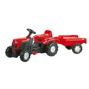 Kidscool - Tractor A Pedales Ranchero Rojo