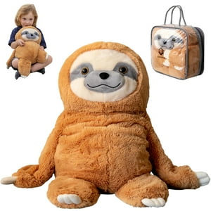 Peluche Pesado Odoxia Sloth De 2,27 Kg Con Bolsa De Transporte