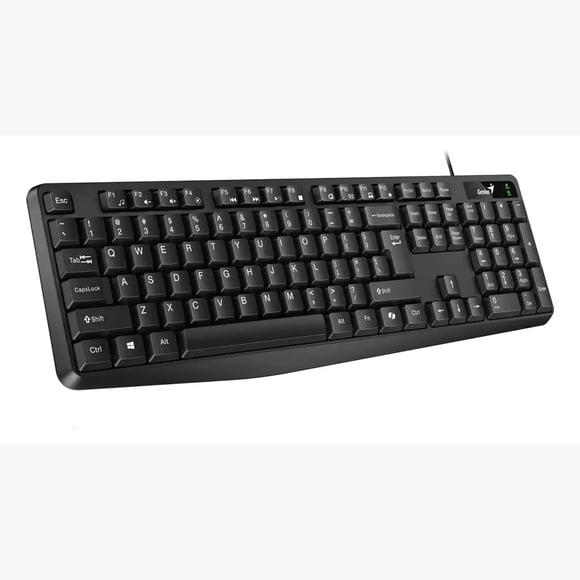 Teclado Genius KB-117 de Membrana Con Pad Numérico Español