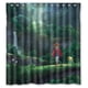 thumbnail image 1 of Cortina de ducha con diseño de Ni no Kuni: La Ira de la Bruja Blanca, juego de cortinas de baño con ganchos, tamaño 66 x 72 pulgadas, 1 of 3