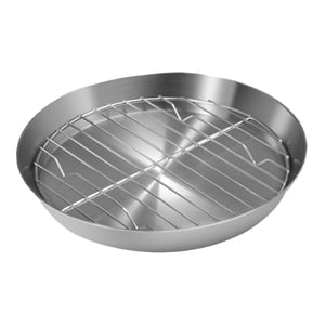 Bothyi - Bandeja Para Hornear Con Juego De Rejillas, Bandeja Para Galletas Gruesa Y Fácil De Limpiar Para Cocinar Pan, Carne, 16Cm