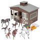 thumbnail image 1 of Set de juego Toy Horse Stable, Constructive Playthings Deluxe, 23 piezas, 1 of 8