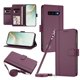 thumbnail image 1 of Funda Tipo Libro para Samsung Galaxy S10 Plus, Tapa con Imán, Morado Oscuro, 1 of 6