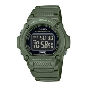 Reloj Casio W-219Hc-3Bvdf Resina Hombre Verde Verde