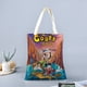 thumbnail image 2 of GoofyBolso de tela con estampado de lienzo para mujer, bolsa de compras reutilizable y estética, con cremallera interior, regalo para mujer,38*45cm., 2 of 6