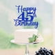 thumbnail image 3 of Decoración para tartas Kaoenla Happy 45th Birthday 45 años, azul, 3 of 8
