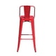 thumbnail image 3 of Pack 2 Pisos de Bar con Respaldo Tolix Rojo 43x43x102 Cm, 3 of 5