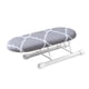 thumbnail image 3 of Tabla de planchar portátil para mesa, patas plegables, cubierta extraíble, puños de planchado, escote para el hogar, apartamentos, viajes , GRIS Pequeña, 3 of 5