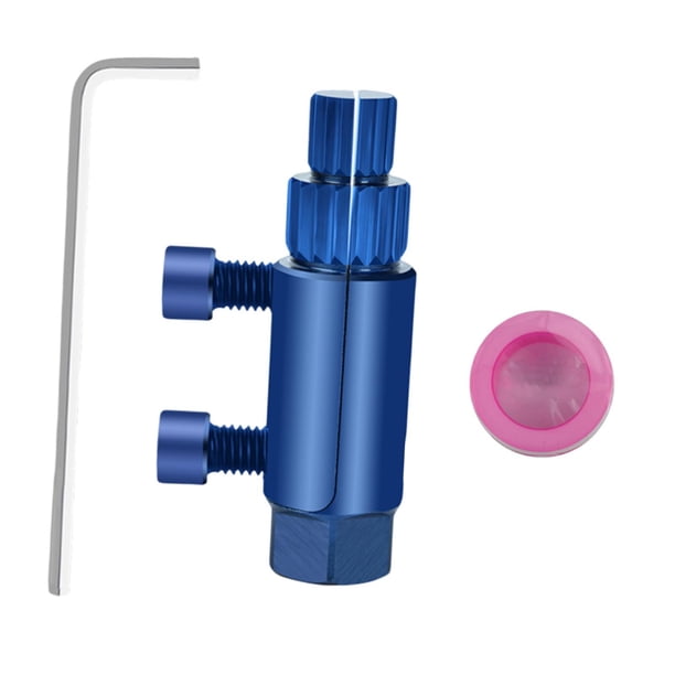 Herramienta de eliminación del extractor de tornillo de cabeza rota, hardware de extracto de alambre de cable de válvula de ángulo de grifo versátil y Azul