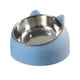 thumbnail image 4 of Pet Feeder 15° Elevado Tazón Individual Para Gato Perro Para Perros Pequeños Medianos Gatito Azul, 4 of 5