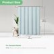 thumbnail image 4 of Cortina de ducha Dynamene Boho Farmhouse, color azul niebla, 180 x 180 cm, 4 of 7