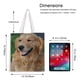 thumbnail image 5 of Golden Retriever Bolso de tela con estampado de lienzo para mujer, bolsa de compras reutilizable y estética, con cremallera interior, regalo para mujer, 35 × 40 cm., 5 of 6