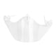 thumbnail image 2 of Casco De Hockey Sobre Hielo Portero Cuello Transparente Protector De Garganta Para Jóvenes Junior, 2 of 4