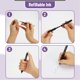 thumbnail image 5 of Bolígrafos de gel Mr. Pen pack de 8, punta fina 0,7 mm, colores variados, 5 of 7